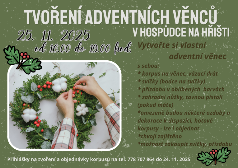 Tvoření adventních věnců